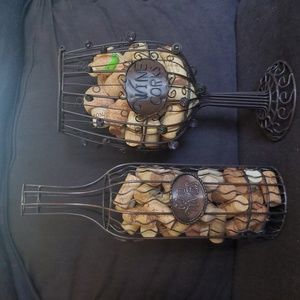 Wine Glass and Wine Bottle Corn Holders!
